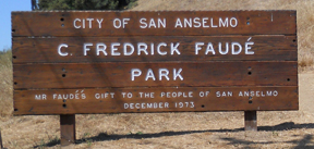 Faude Park Sign