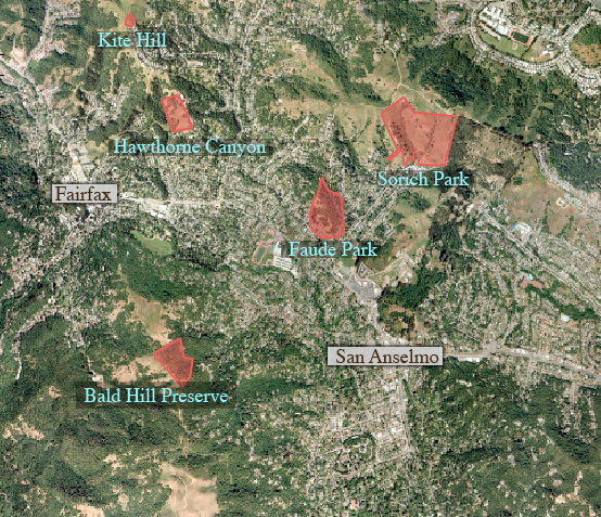 Map of all Preserves